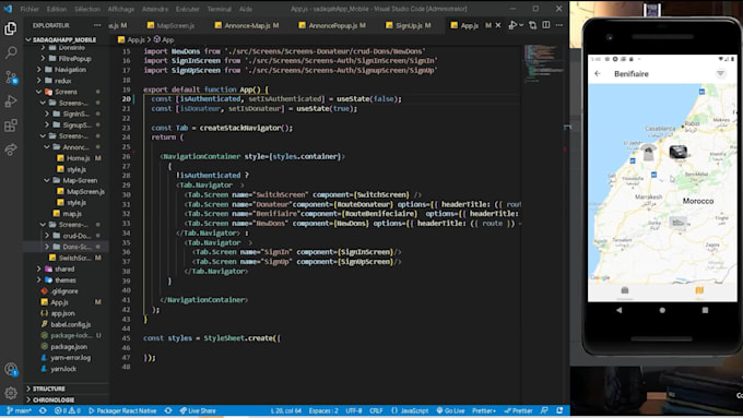 Develop mobile apps for ios and android using react native by Farkadi ...