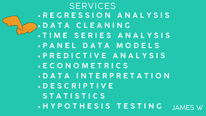 do data analysis, statistical and economic reporting