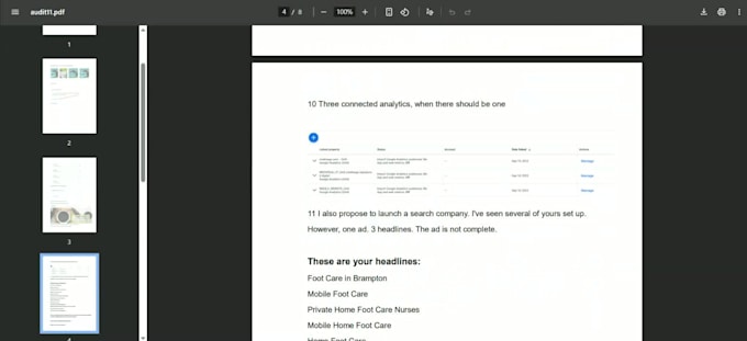 audit google ads for ecommerce and websites