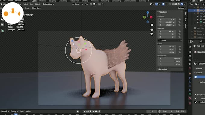 model and texture 3d props or accessories using blender