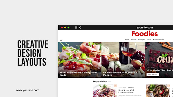 create modern website promo video