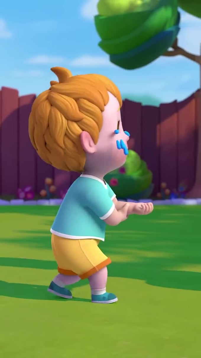 create 2d cartoon animation toddler  kids learning videos