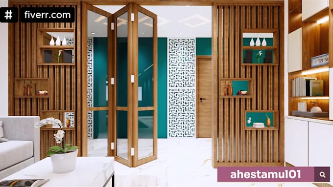 do realistic interior, exterior design and animation