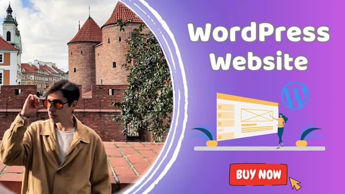 make a fast and quality site for you with wordpress