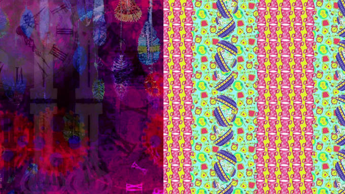 design patterns and digital textile prints
