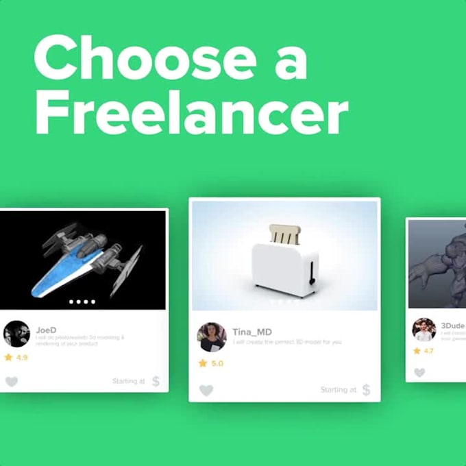 Model 3d model for you by Ghaziedits | Fiverr