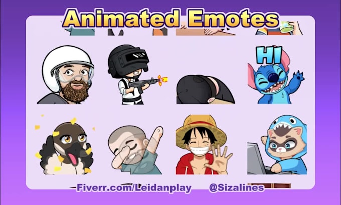 draw awesome animated chibi emotes for your twitch, discord