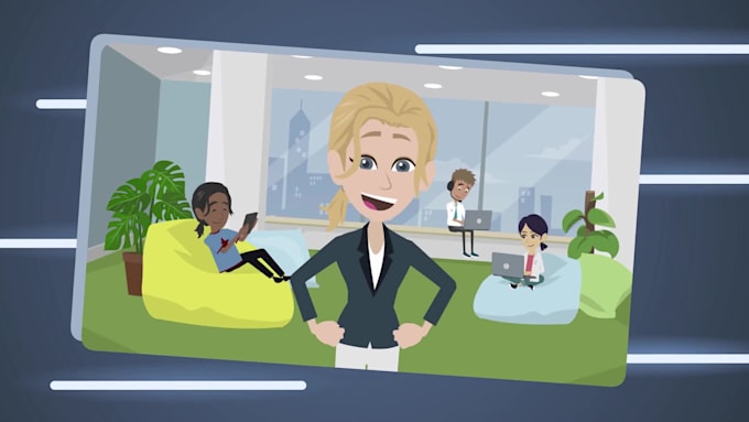 create a 2d explainer video for brands and business