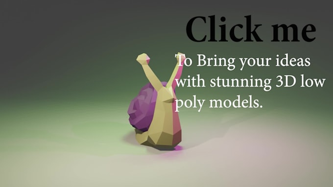 create any low poly 3d models in just 2 days