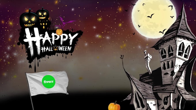 design halloween video with your logo