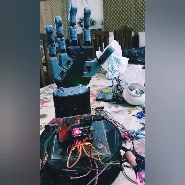 Make arduino based robotic hand by Mahnoorkhan932 | Fiverr