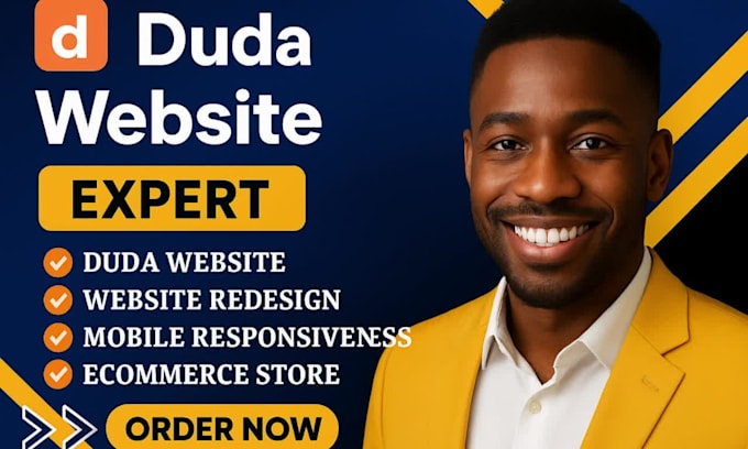 design responsive duda website and build duda website using duda website builder