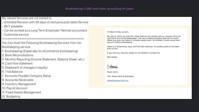 do xero, quickbooks bookkeeping and clean up backlog for years