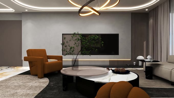 do interior design and create 4k image and video renderings