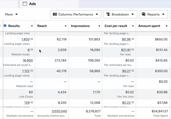 setup, optimize and manage high converting meta ads campaign