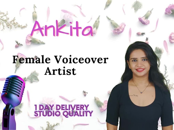record female hindi and english voice over in indian accent