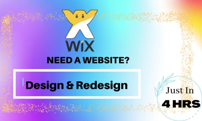 design or redesign wix website or wix landing page