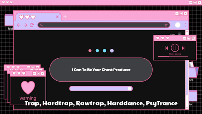 make your trap, hybridtrap and hardtrap music with low prize