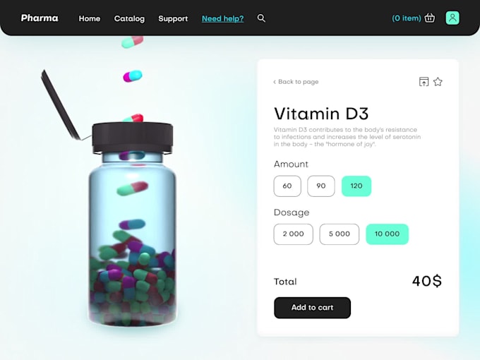 design and develop responsive website for pharmacy business