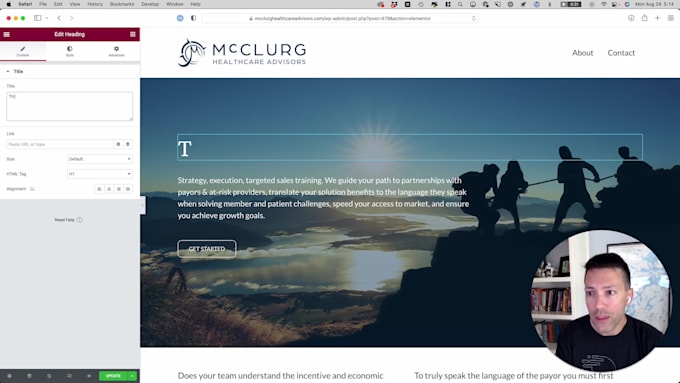 convert your website to wordpress and elementor