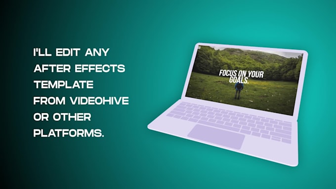 edit after effects template from videohive or other platforms