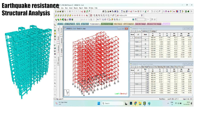 do the analysis and design of any complex structure