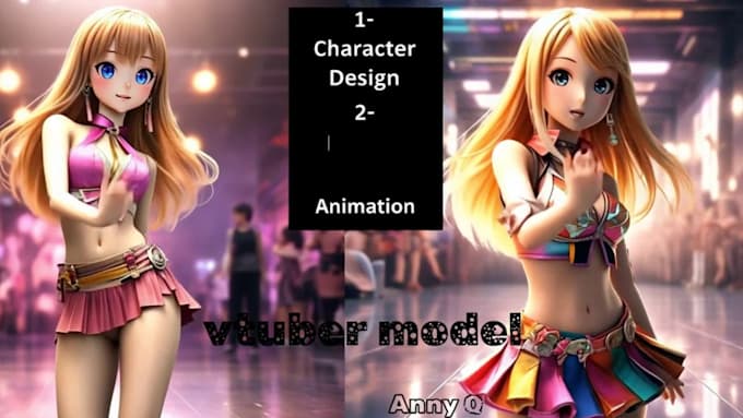 create live2d vtuber model and 2d line art animation using ai
