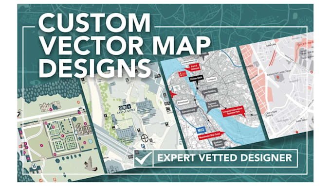 Create a custom vector map for your business location in illustrator by ...
