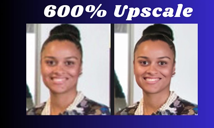 clean and upscale photo resolution