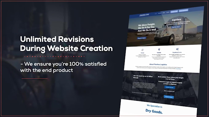 create a professional small business website