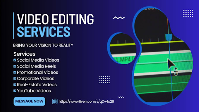 professionally edit youtube, instagram, and short form videos