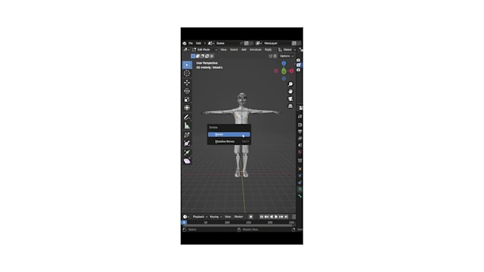 model, rig and animate for you on blender 3d