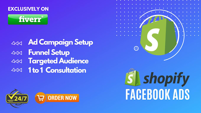 create and setup shopify facebook ads campaign