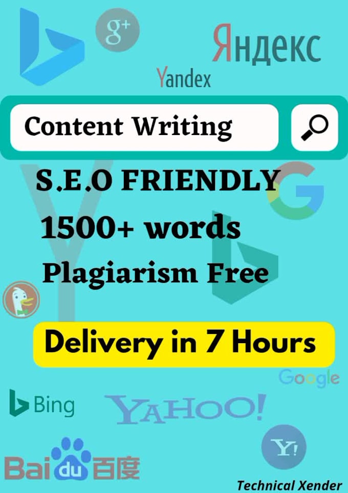 Write free content for your website and social media platforms by