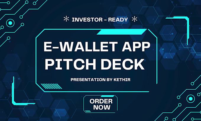 design investor ready ewallet pitch deck for fintech and crypto startups