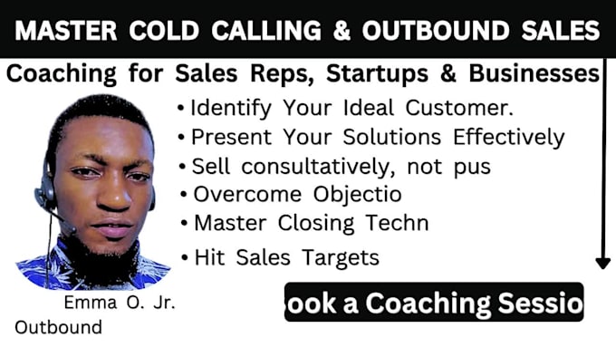 be your outbound sales trainer, coach, and mentor