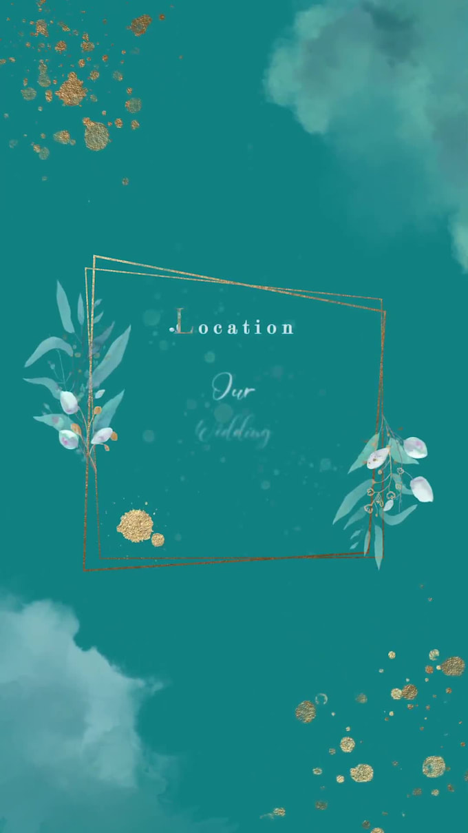 Create Wedding Invitation Video For Instagram Story Snapchat Whatsapp Stories By Mumumu Fiverr