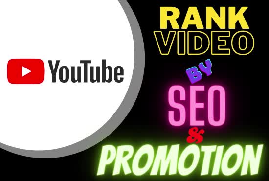 do marketing and manage your youtube channel by SEO and promotion