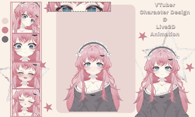 create and rig pro live2d vtuber model for vtube studio