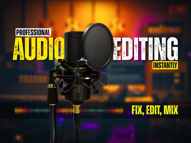 professionally edit and clean up your audio files