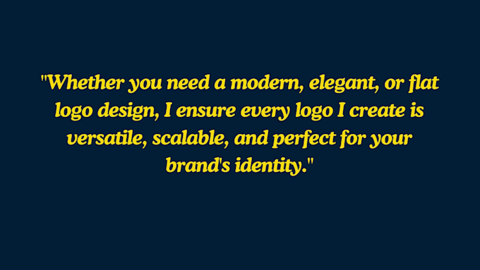 design a timeless logo with minimalist flare
