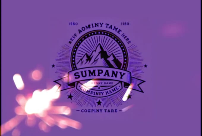 design a professional round, badge, patch, stamp logo