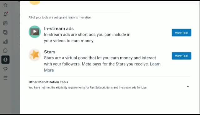 do face book page monetization for instream ads and ad break services