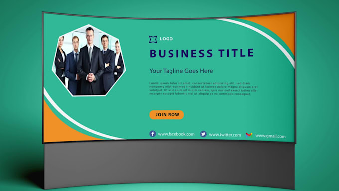 design modern billboard, signage or banner