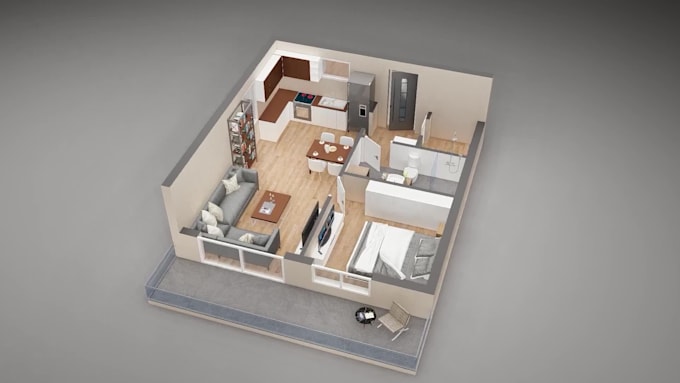 create 3d floor plan