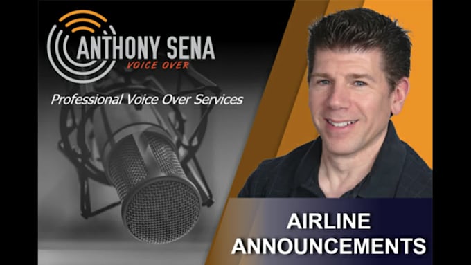 record an airliner style announcement