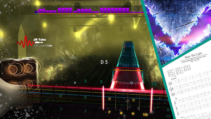 chart your tabs or songs into rocksmith 2014