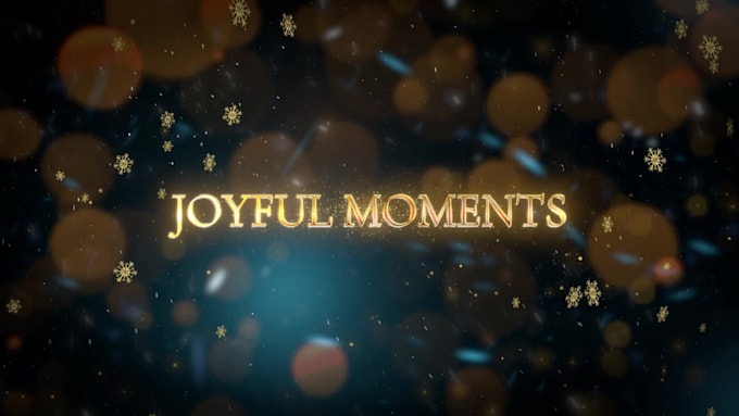 create a christmas greetings video