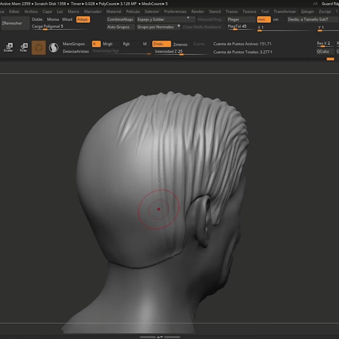 make custom 3d portrait bust or figurine stl for 3d printing
