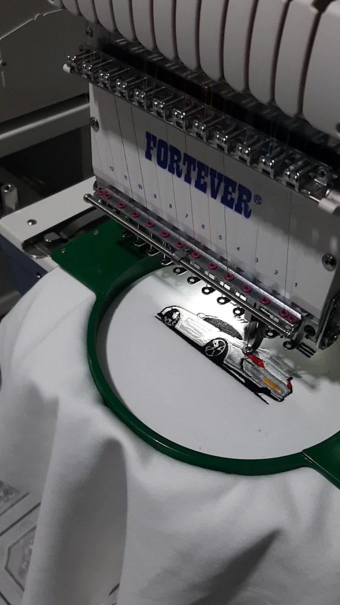 create machine embroidery files from your logo or design
